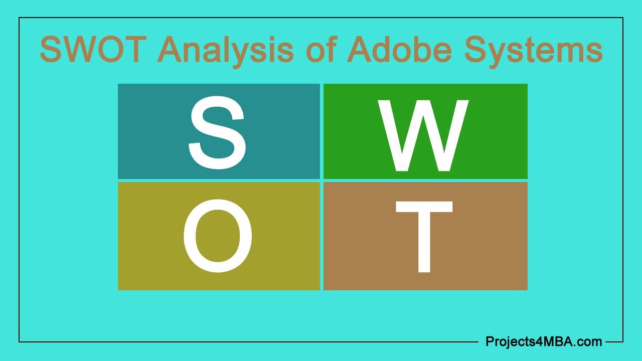 swot analysis of adobe systems